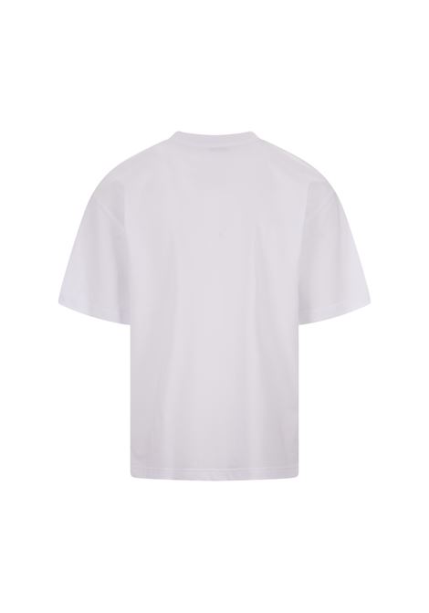 White T-Shirt With Graffiti Style Kiton Logo KITON | UMK0365010