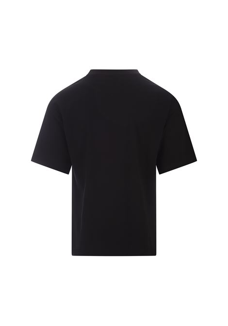 Black T-Shirt With Graffiti Style Kiton Logo KITON | UMK0365020