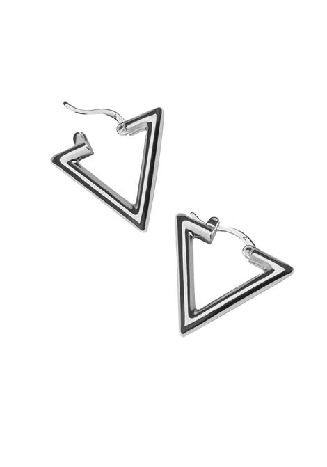 Silver Lil Triangle Earring LAG WORLD | LIL TRIANGLESILVER