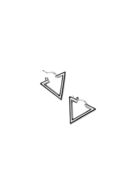 Silver Mini Lil Triangle Earring LAG WORLD | MINI LIL TRIANGLESILVER