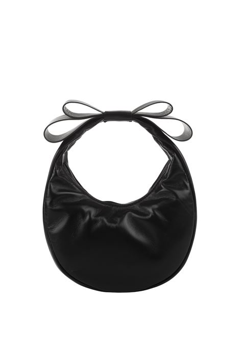 Borsa Tote Cadeau Piccola In Nappa Nera MACH & MACH | R24-B0065-NAPBLK