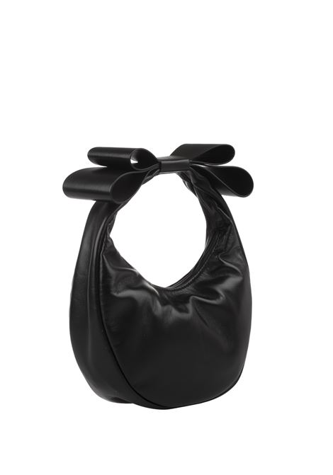 Borsa Tote Cadeau Piccola In Nappa Nera MACH & MACH | R24-B0065-NAPBLK