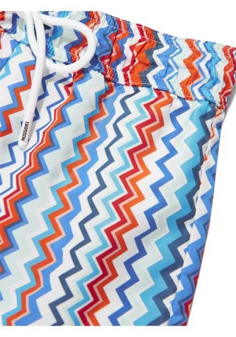 Swim Shorts With Multicoloured Vertical Chevron Pattern MISSONI KIDS | MUCP59-Z1954998
