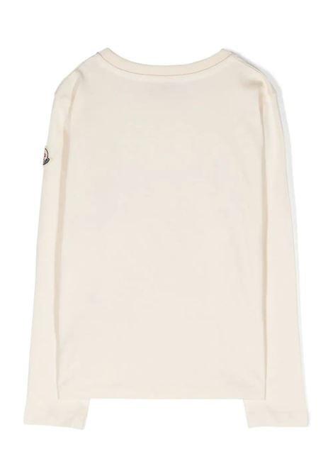 Light Beige Sweater With Logo MONCLER ENFANT | 8D000-03 83907050