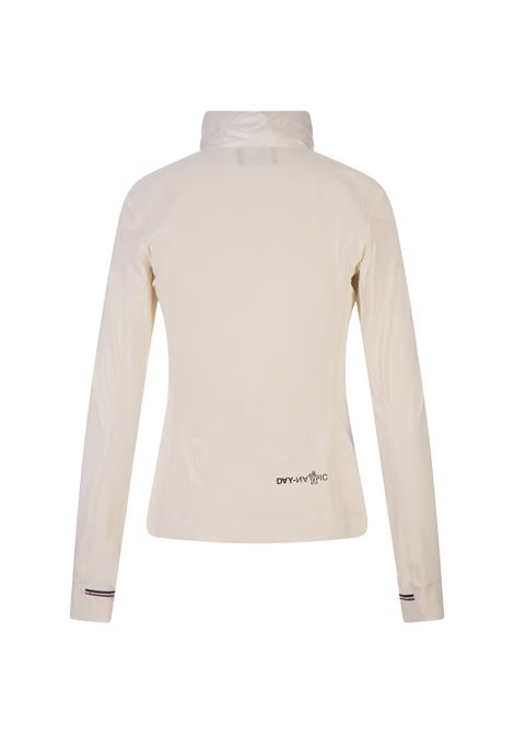 White Padded Sweatshirt With Zip And Logos MONCLER GRENOBLE | 8G000-08 829JP035