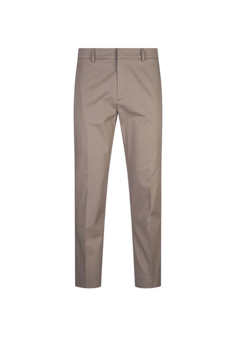 Beige Cotton Poplin Trousers MONCLER | 2A000-35 57448220