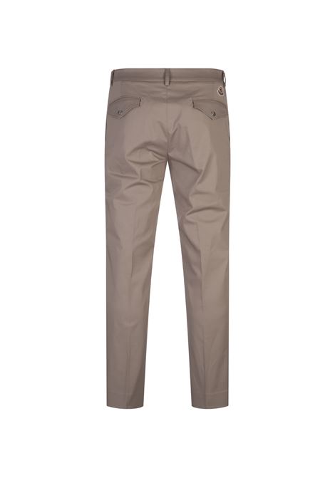 Beige Cotton Poplin Trousers MONCLER | 2A000-35 57448220