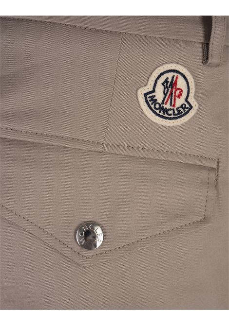 Beige Cotton Poplin Trousers MONCLER | 2A000-35 57448220