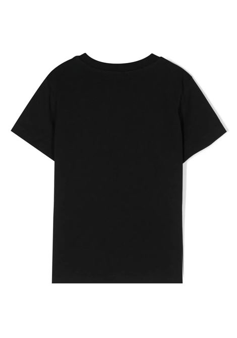 Black T-Shirt With Moschino Teddy Bear Print MOSCHINO KIDS | HUM04KLAA00260100