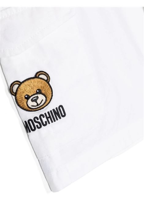 White Shorts With Moschino Teddy Bear MOSCHINO KIDS | HUQ01LLUA0210101