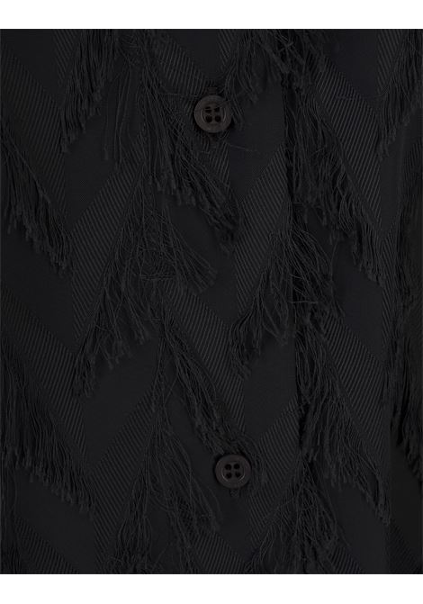 Black Shirt In Viscose Fluid Fil Coup? Fabric MSGM | 3642MDE14-24730299
