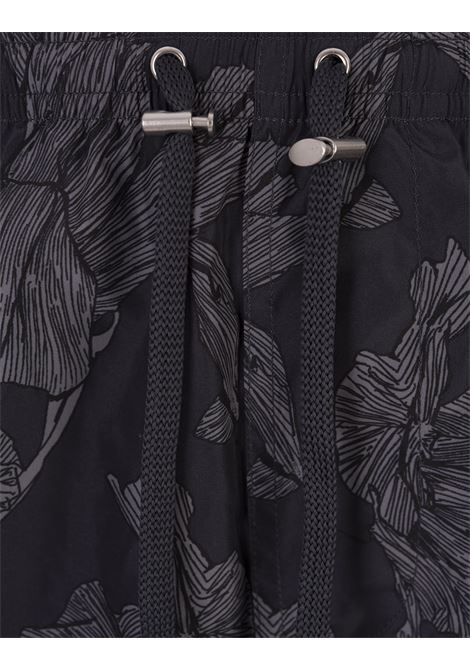 Black And Grey Printed Swimwear NEIL BARRETT | MY58037A-Y062763N