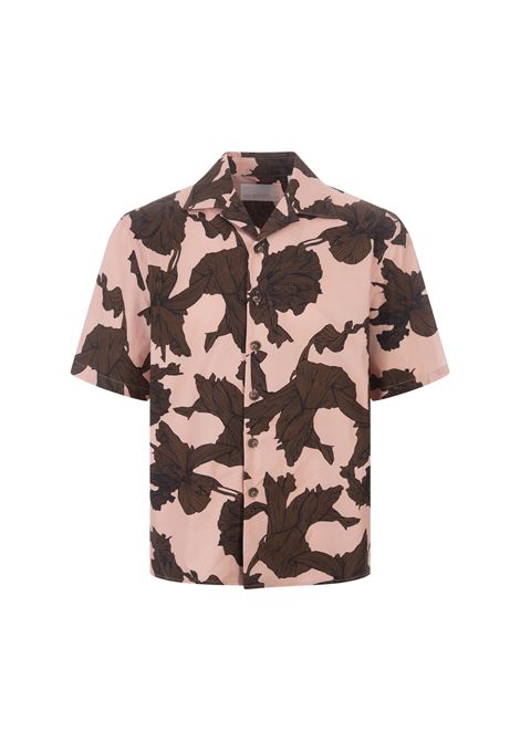 Pink Shirt With Floral Print NEIL BARRETT | MY60214A-Y059764N