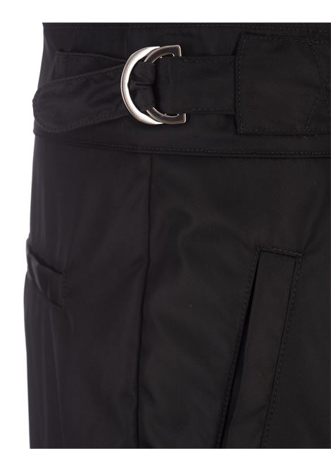Pantaloni Cargo Neri Con Zip OFF-WHITE | OMCF039F23FAB0021000