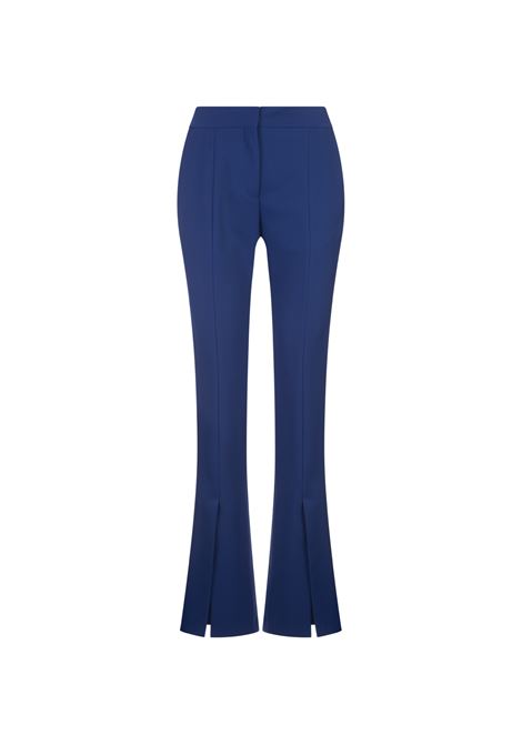 Blue Technical Drill Tailored Trousers OFF-WHITE | OWCA136F23FAB0014545