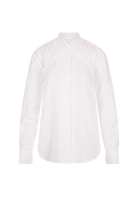 White Shirt With Crossed Belt OFF-WHITE | OWGE014F23FAB0010100