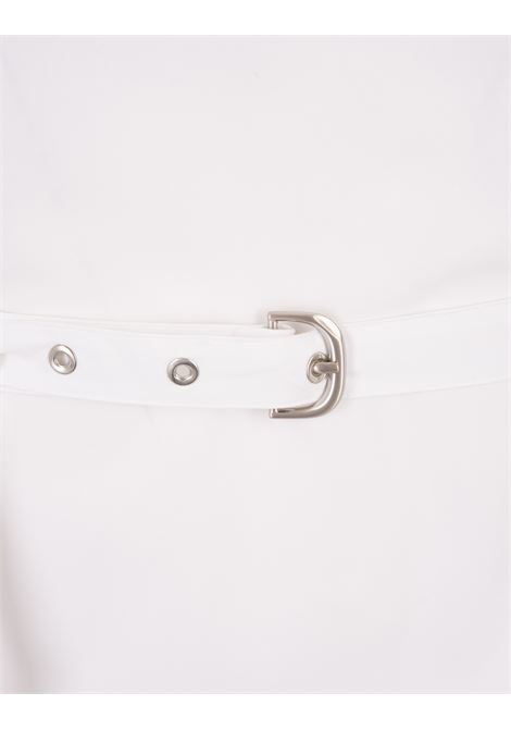 White Shirt With Crossed Belt OFF-WHITE | OWGE014F23FAB0010100