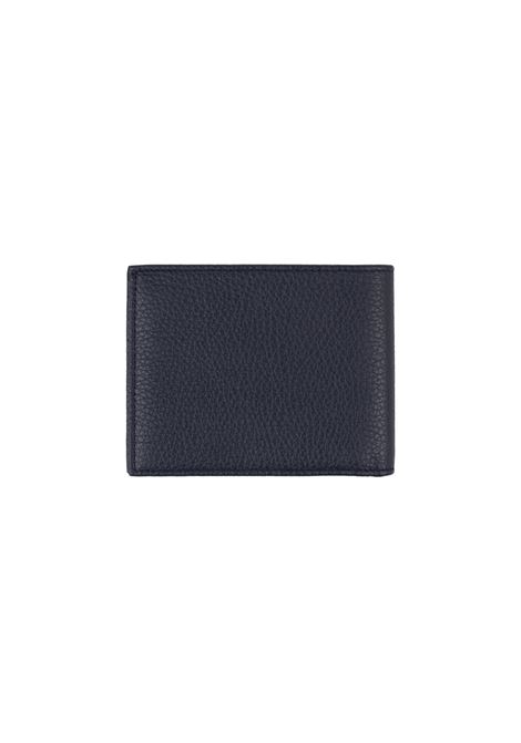 Navy Blue Micron Leather Wallet ORCIANI | SU0107-MICNAVY