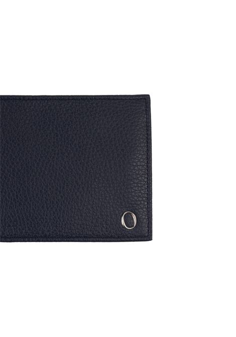 Navy Blue Micron Leather Wallet ORCIANI | SU0107-MICNAVY