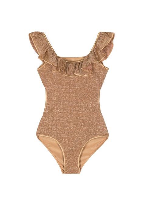 Toffee Lumiere Maillot Voil? One-Piece Swimsuit OSEREE KIDS | LIVS904 G-LUREXTOFFEE