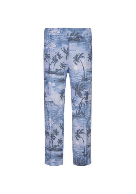 Joggers Azzurri Con Stampa Sunset PALM ANGELS | PMCJ021S24FAB0014903