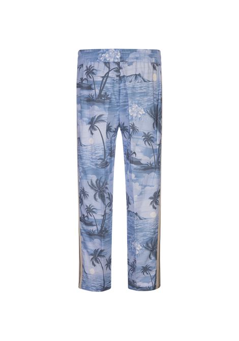 Joggers Azzurri Con Stampa Sunset PALM ANGELS | PMCJ021S24FAB0014903