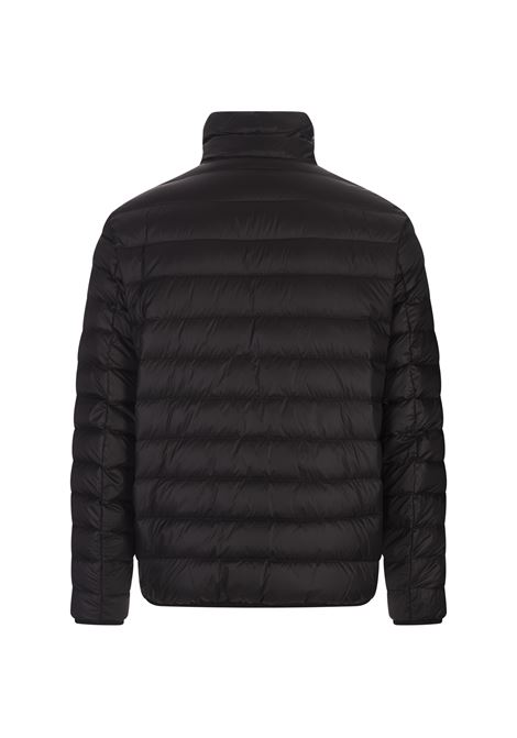 Black Lightweight Down Jacket With Logo PALM ANGELS | PMED045S24FAB0011003