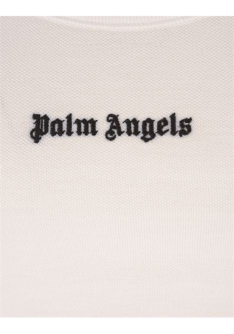 White Tank Top With Logo PALM ANGELS | PWAD060S24FAB0020310