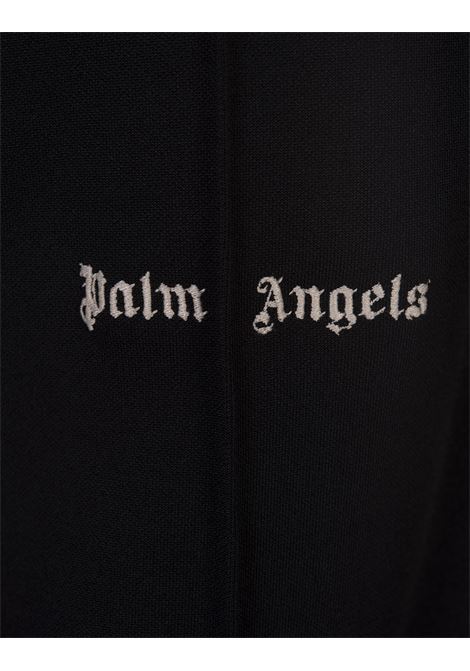 Black Straight Leg Joggers With Logo PALM ANGELS | PWCJ010S24FAB0011003