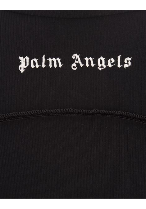 Mini Abito Nero Con Logo PALM ANGELS | PWDH004F23FAB0011003