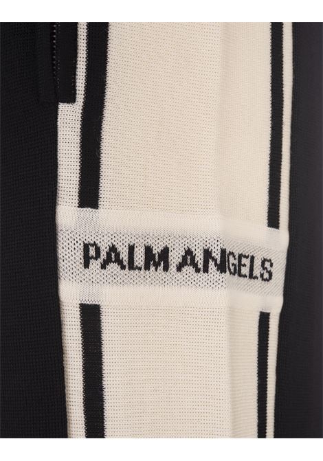 Black Racing Sports Trousers PALM ANGELS | PWHG022F23KNI0011004