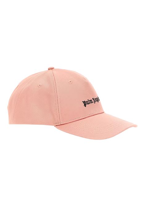 Cappello Da Baseball Rosa Con Ricamo Logo PALM ANGELS | PWLB031S24FAB0023010