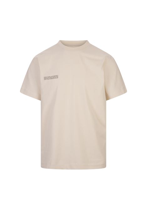 Travertine Beige PPRMINT Organic Cotton Core T-Shirt PANGAIA | 10000287TRAVERTINE BEIGE