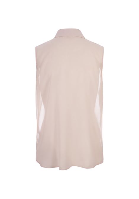 Polidori Sleeveless Shirt In Pink Chiffon PAROSH | POLIDORI24-D381182085