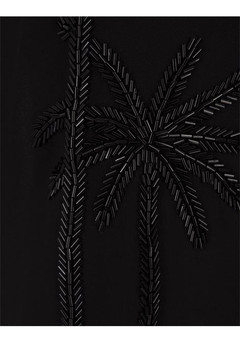 Black Ralm Shirt With Palm Embroidery PAROSH | RALM-D380612013