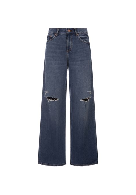Jeans Baggy In Denim Mid Indigo PURPLE BRAND | D2005-BGMI224MID INDIGO