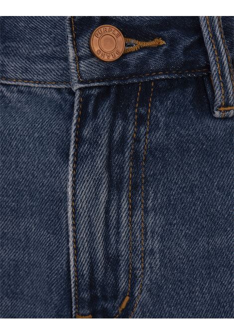 Baggy Jeans In Mid Indigo Denim PURPLE BRAND | D2005-BGMI224MID INDIGO