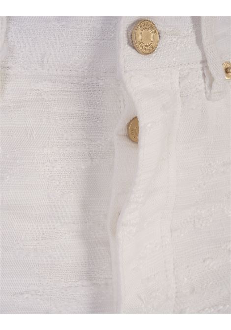 P011 Jeans In Off-White Denim PURPLE BRAND | P011-JSRO124OFF WHITE