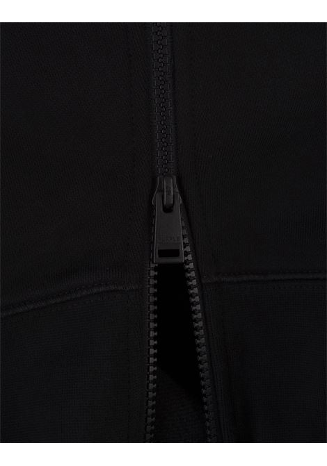 Black Hoodie With Shiny Logo PURPLE BRAND | P472-MFBW224BLACK