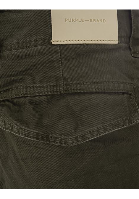 Pantaloni P527 Double Pocket Cargos Verdi PURPLE BRAND | P527-DPWM124GREEN