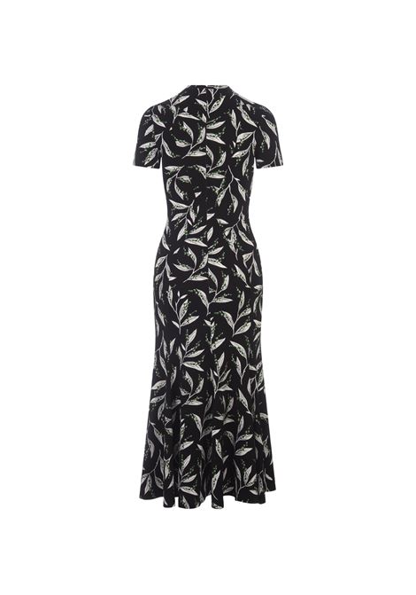 Printed Viscose Jersey Long Dress RABANNE | 24PJRO760VI0269V316