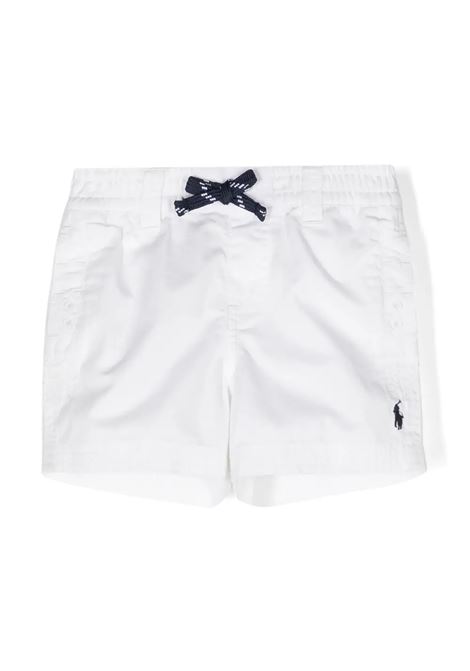 White Cotton Chino Shorts RALPH LAUREN KIDS | 320-785698006
