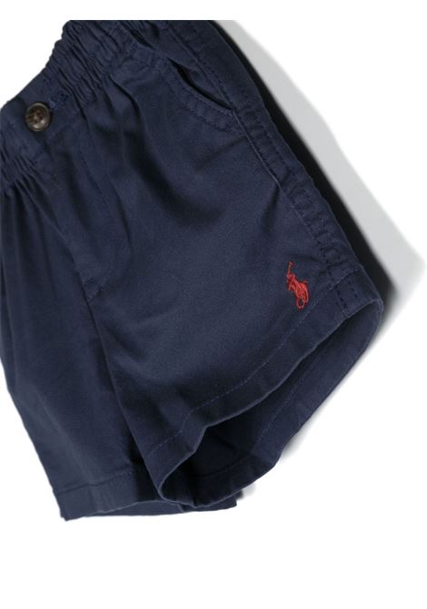 Prepster Polo Twill Flex Abrasion Shorts In Navy Blue RALPH LAUREN KIDS | 320-855350011