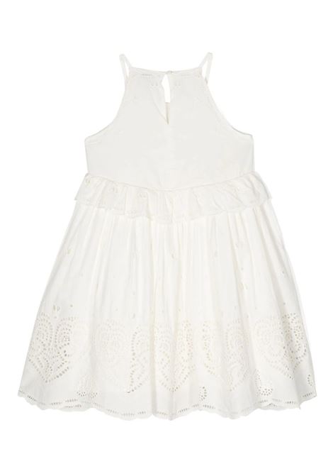 White Sangallo Lace Sleeveless Dress STELLA MCCARTNEY KIDS | TU1C92-Z0142101