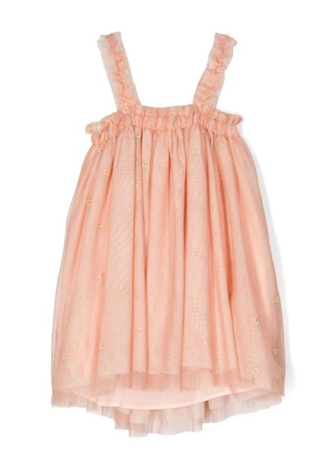 Pink Sleeveless Dress With Embroidery STELLA MCCARTNEY KIDS | TU1G02-L0199404EM