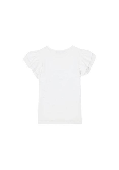 White T-Shirt With Printed Application TARTINE ET CHOCOLAT | TY1001201