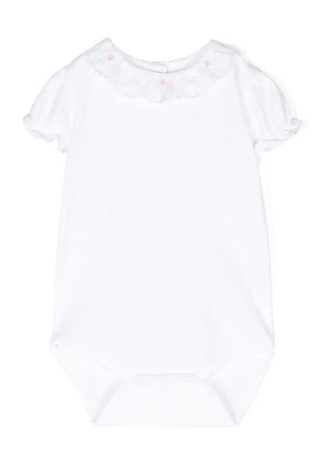 White Bodysuit With Embroidered Collar TARTINE ET CHOCOLAT | TY1102101