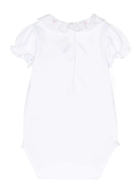 White Bodysuit With Embroidered Collar TARTINE ET CHOCOLAT | TY1102101