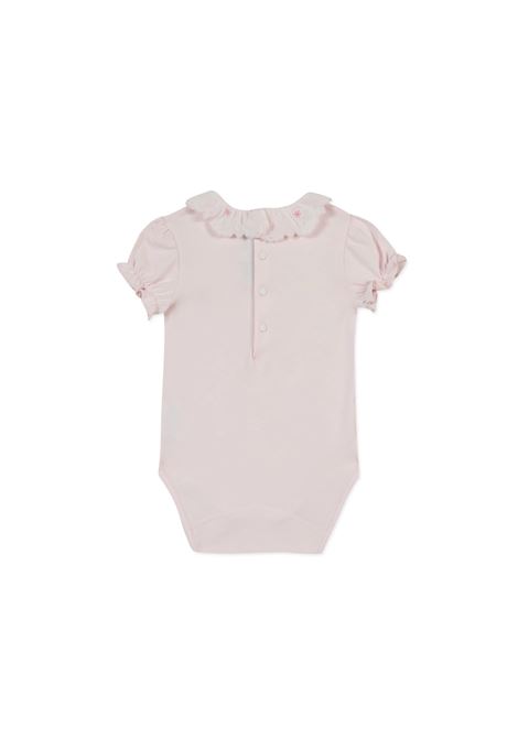 Pale Pink Bodysuit With Embroidered Collar TARTINE ET CHOCOLAT | TY1102131
