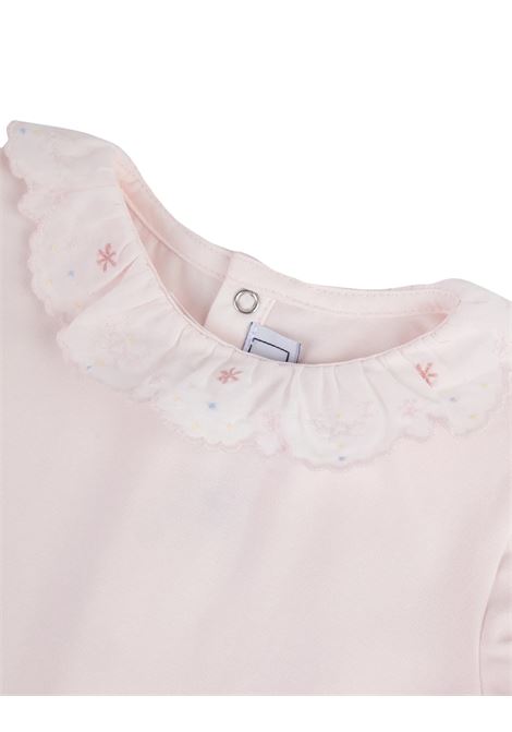 Pale Pink Bodysuit With Embroidered Collar TARTINE ET CHOCOLAT | TY1102131